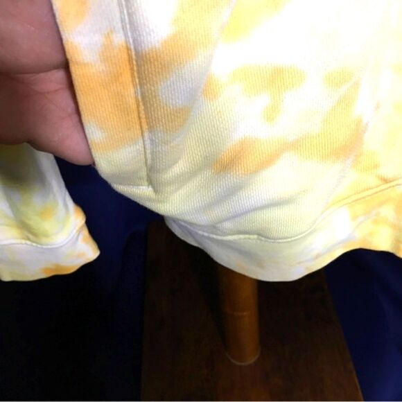 H&M Size Yellow/Green Tie Dye Hoodie Sweater - Picture 11 of 14